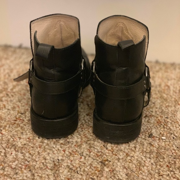 1/2 inch heel moto booties worn a few times - Picture 5 of 5